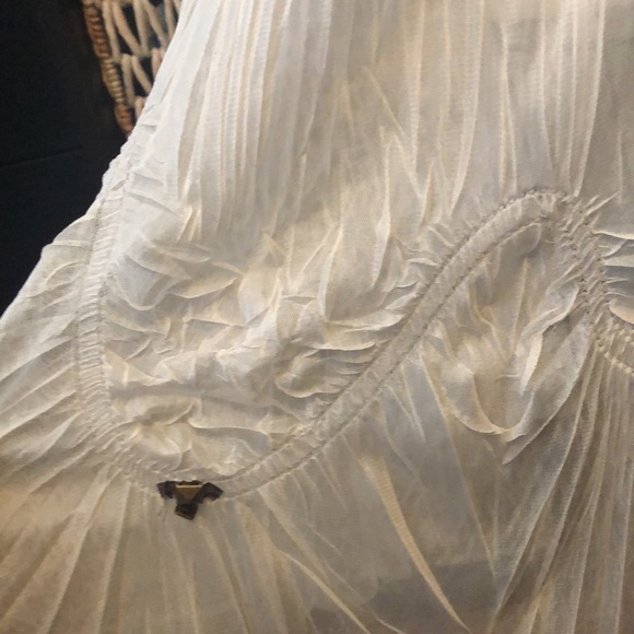 Cream sheer tank sheath slip dress from Paris. Super Unique - Picture 10 of 10